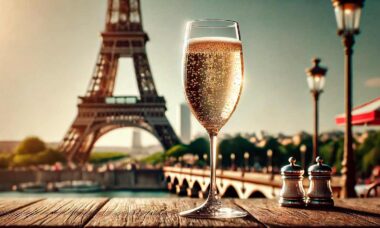 Beber champanhe com a melhor vista de Paris pode custar quase R$ 3000. Ilustração: desejoluxo