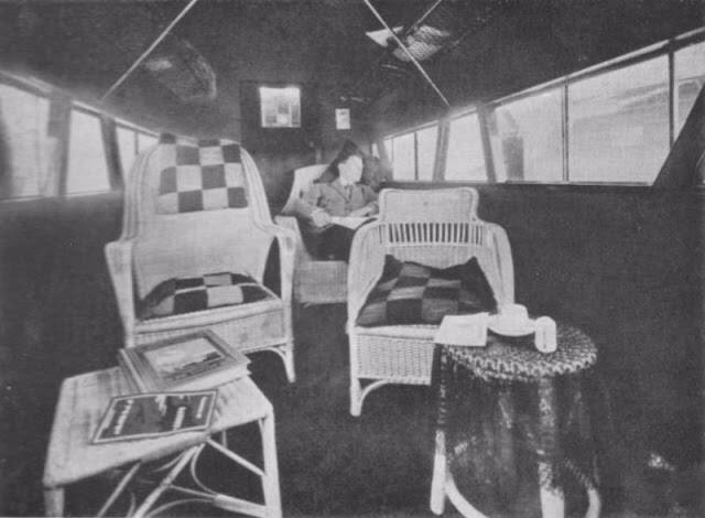 Como era voar num avião de primeira classe em 1930? Veja fotos. Foto: Reprodução
