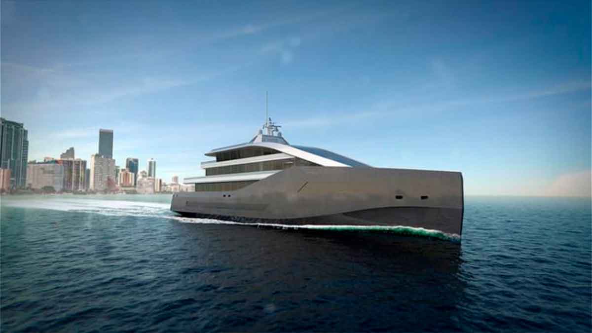 Rolls-Royce introduces concept of luxury hybrid super yacht. Photo: Divulgação