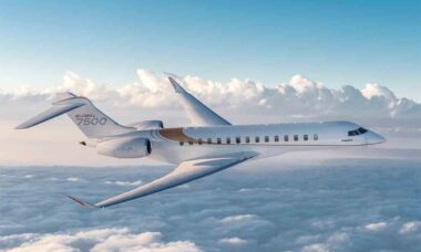 Global 7500. Foto: Divulgação