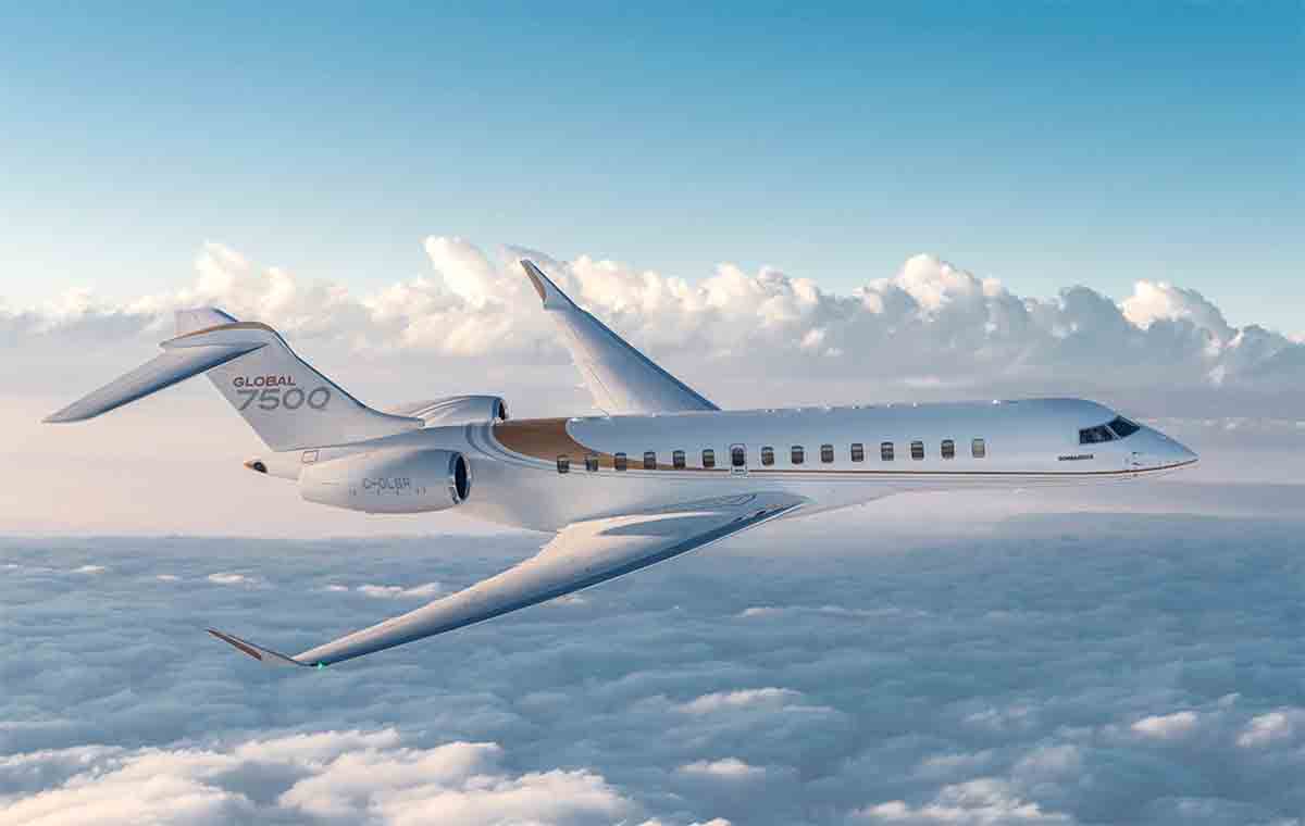 Global 7500. Foto: Divulgação