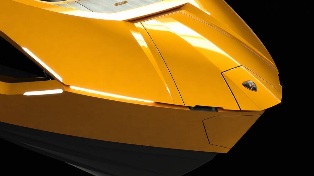 Vídeo: Iate Lamborghini é inspirado no carro mais potente: o híbrido Sián. Foto e vídeos: Instagram @tecnomaryachts