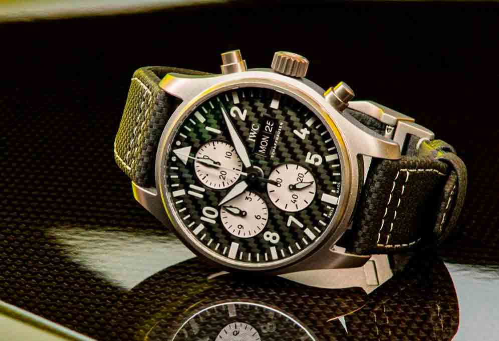 Cronografo IWC PILOT Edizione AMG. Foto: IWC