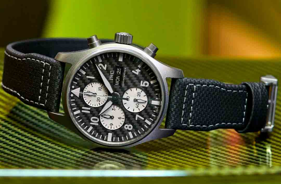 Cronografo IWC PILOT Edizione AMG. Foto: IWC