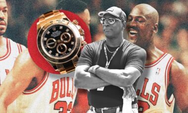 Michael Jordan combina roupa 'Dorky Dad' com R$500 mil Rose Gold Rolex Daytona