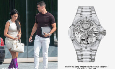 Cristiano Ronaldo usa smartwatch com relógio Hublot de R$ 2.4 milhões