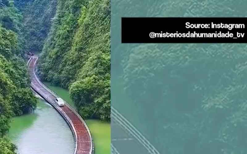 Vídeo: veja ponte incrível na China que se move na água