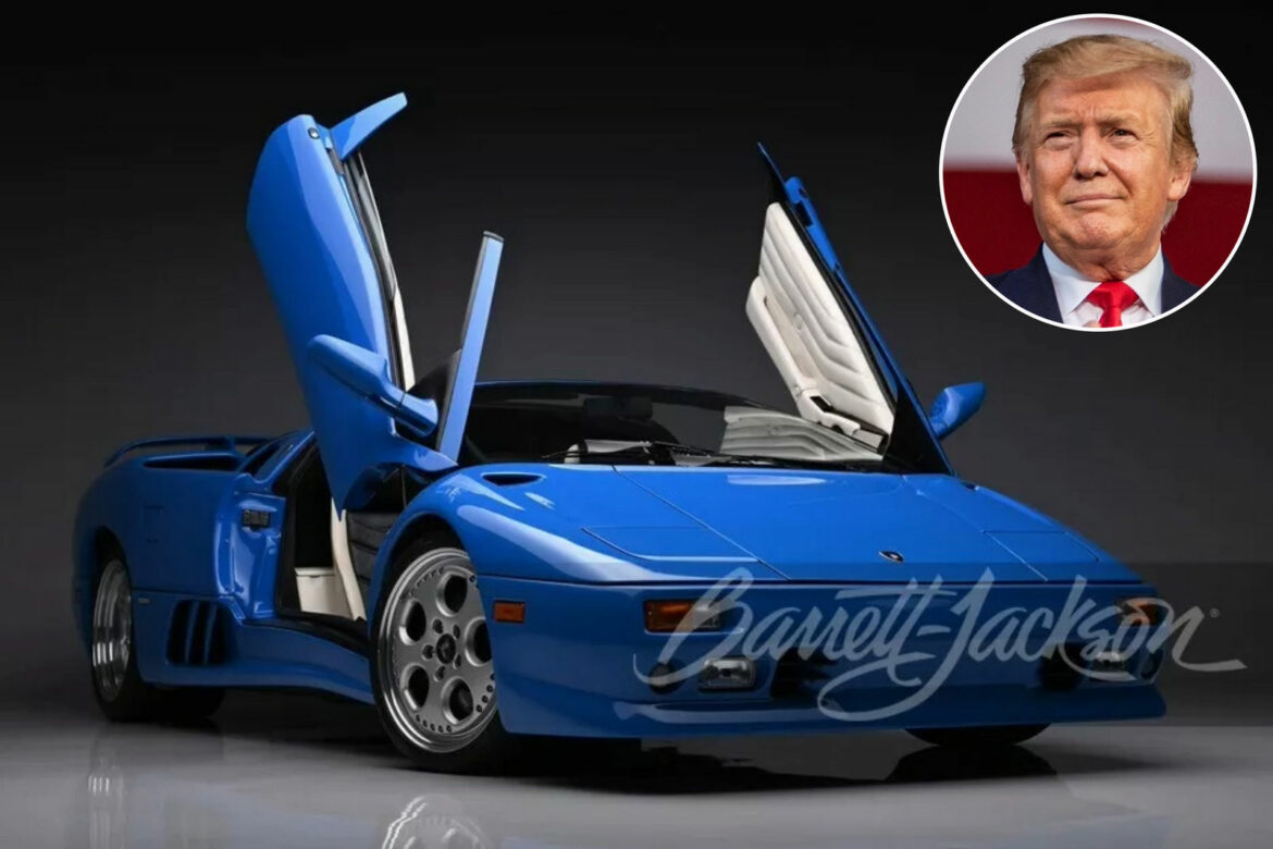 Lamborghini skabt specielt til Donald Trump går på auktion; få værdien at vide