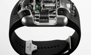O relógio mais recente da Hublot custa US$ 290 mil e não tem mostrador, ponteiros ou rotor
