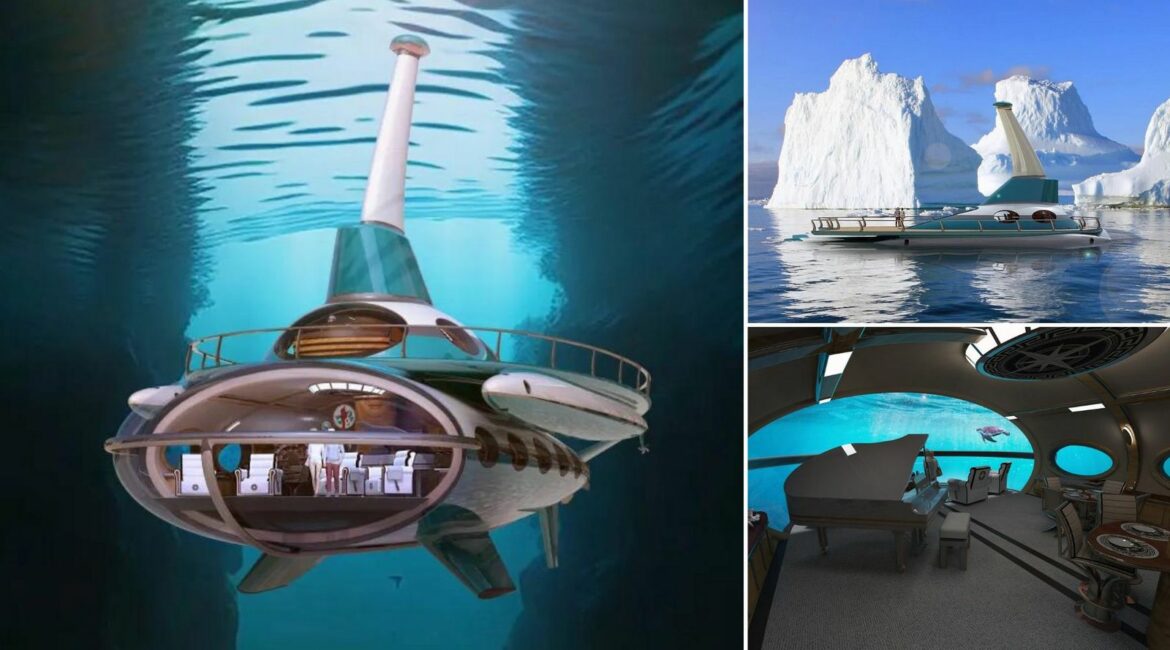 Conheça o submarino mais luxuoso do mundo avaliado em R$ 1,5 milhão