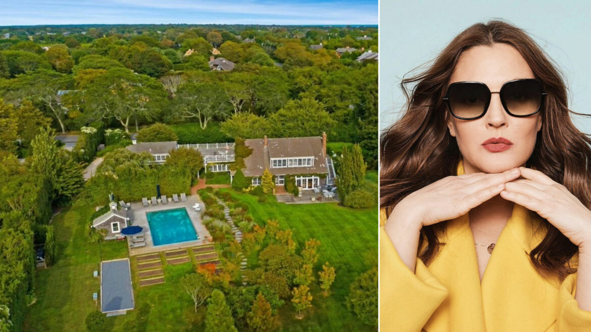 La casa di Drew Barrymore negli Hamptons è in vendita per 8,5 milioni di dollari