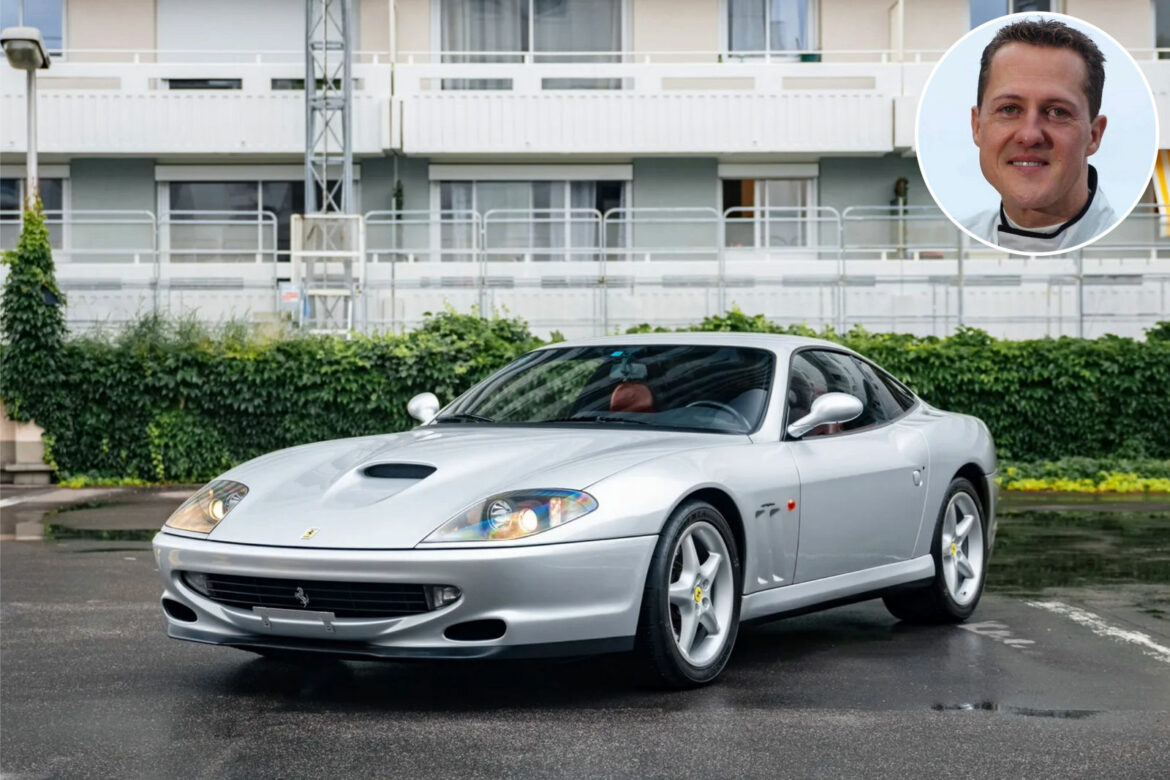 La Ferrari 550 Maranello di Michael Schumacher potrebbe raccogliere 4,9 milioni di R$ all'asta