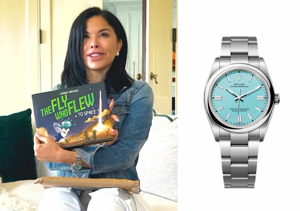 Lauren Sanchez ostenta o espetacular e cobiçado Rolex Oyster Perpetual