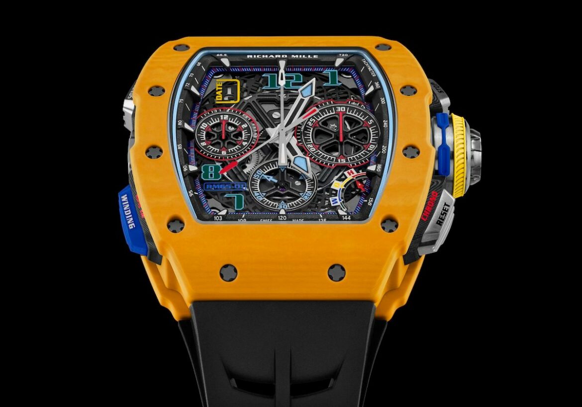 Richard Mille revelou duas novas versões coloridas do relógio RM65-01 Split Seconds