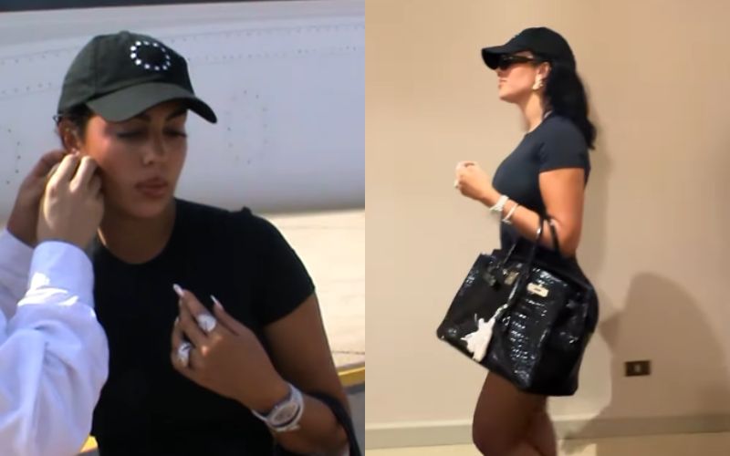 Georgina Rodríguez, echtgenote van Cristiano Ronaldo, pronkt met een horloge van R$ 2 miljoen