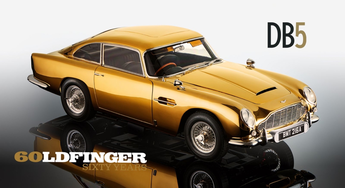 L'Aston Martin DB5 dorata di James Bond può essere tua per R$ 180.000