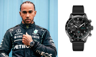 Relógio IWC de Lewis Hamilton arrecada R$ 1,5 milhão