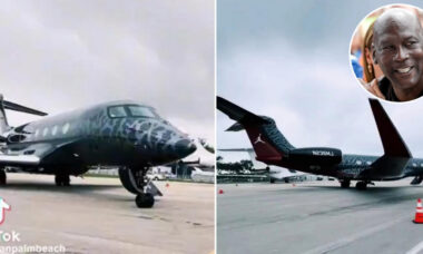 Michael Jordan e seu luxuoso jato Gulfstream de US$ 70 milhões