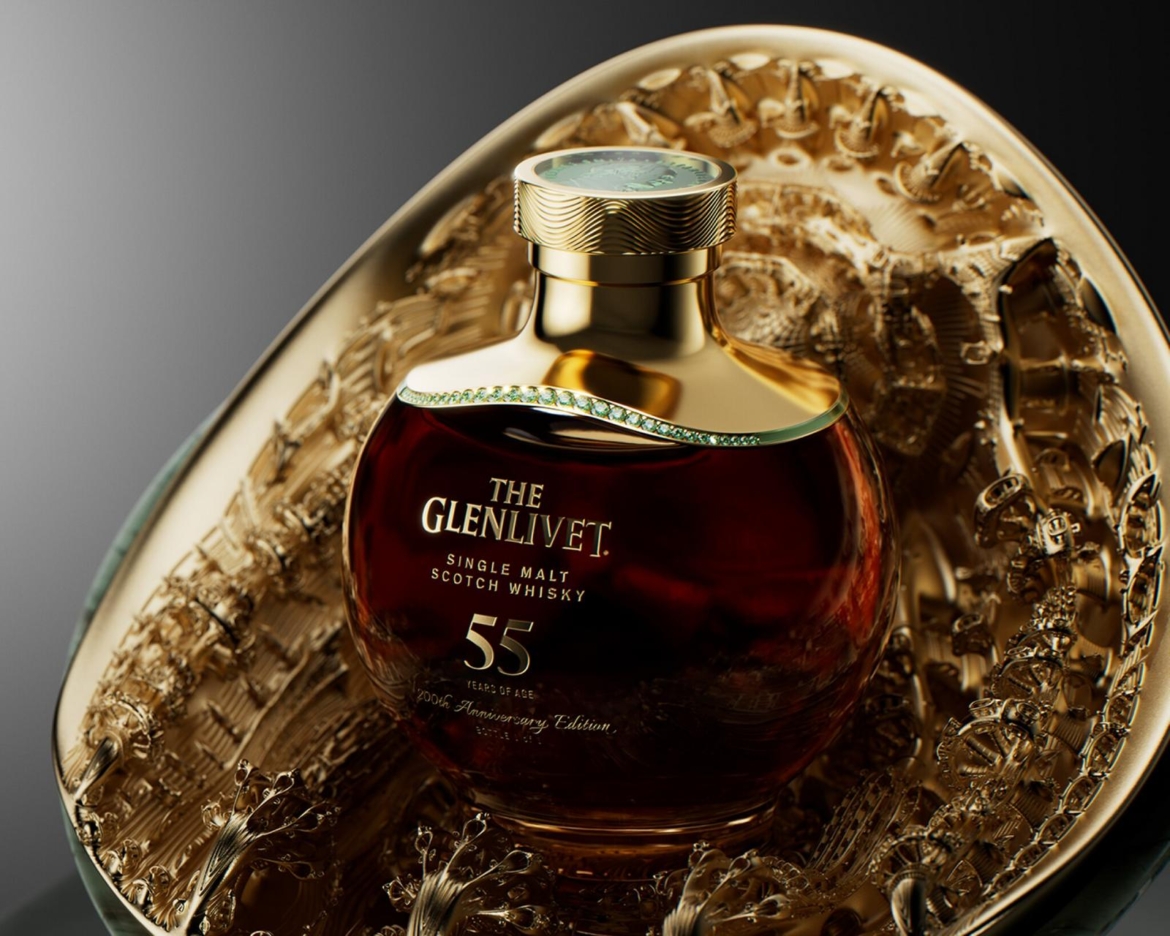 Whisky di 55 anni della Glenlivet è protagonista all'asta di Sotheby's