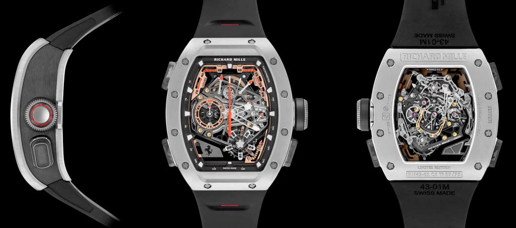 Richard Mille RM 43-01 Tourbillon Split-Seconds Chronograph Ferrari