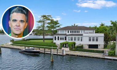 Robbie Williams gasta US$ 40 milhões em mansão de luxo na Flórida com garagem para 18 carros