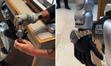 IA de luxo? Robô humanoide experimenta Rolex em NY e provoca polêmica