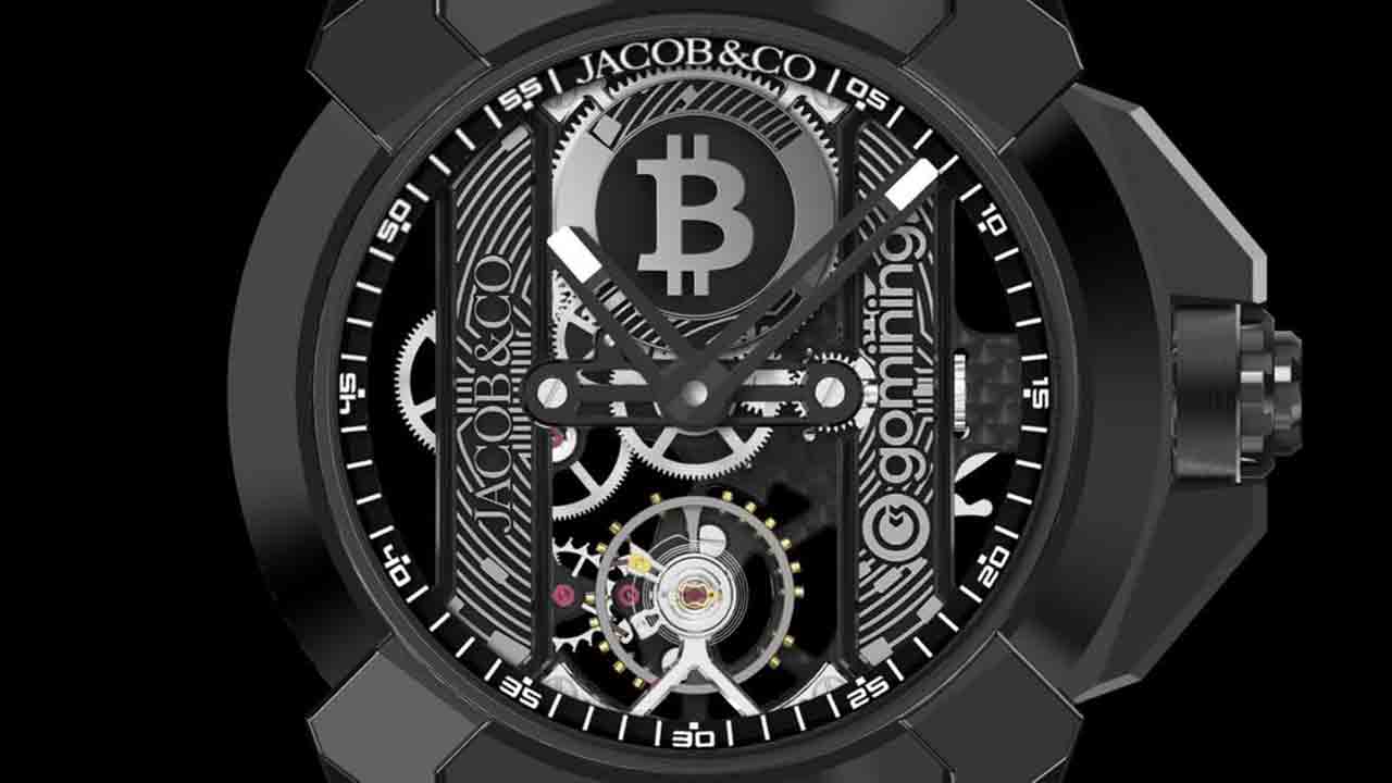 Jacob & Co. lanserar lyxklocka med verklig kapacitet för Bitcoin-brytning. Reproduktion/Instagram