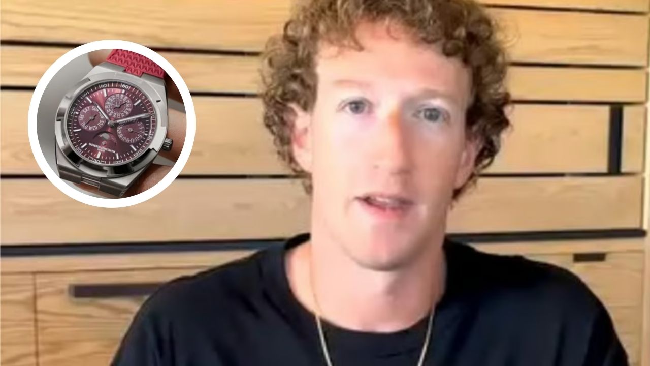 Mark Zuckerberg surge com relógio Vacheron Constantin de US$ 120 mil em fotos recentes