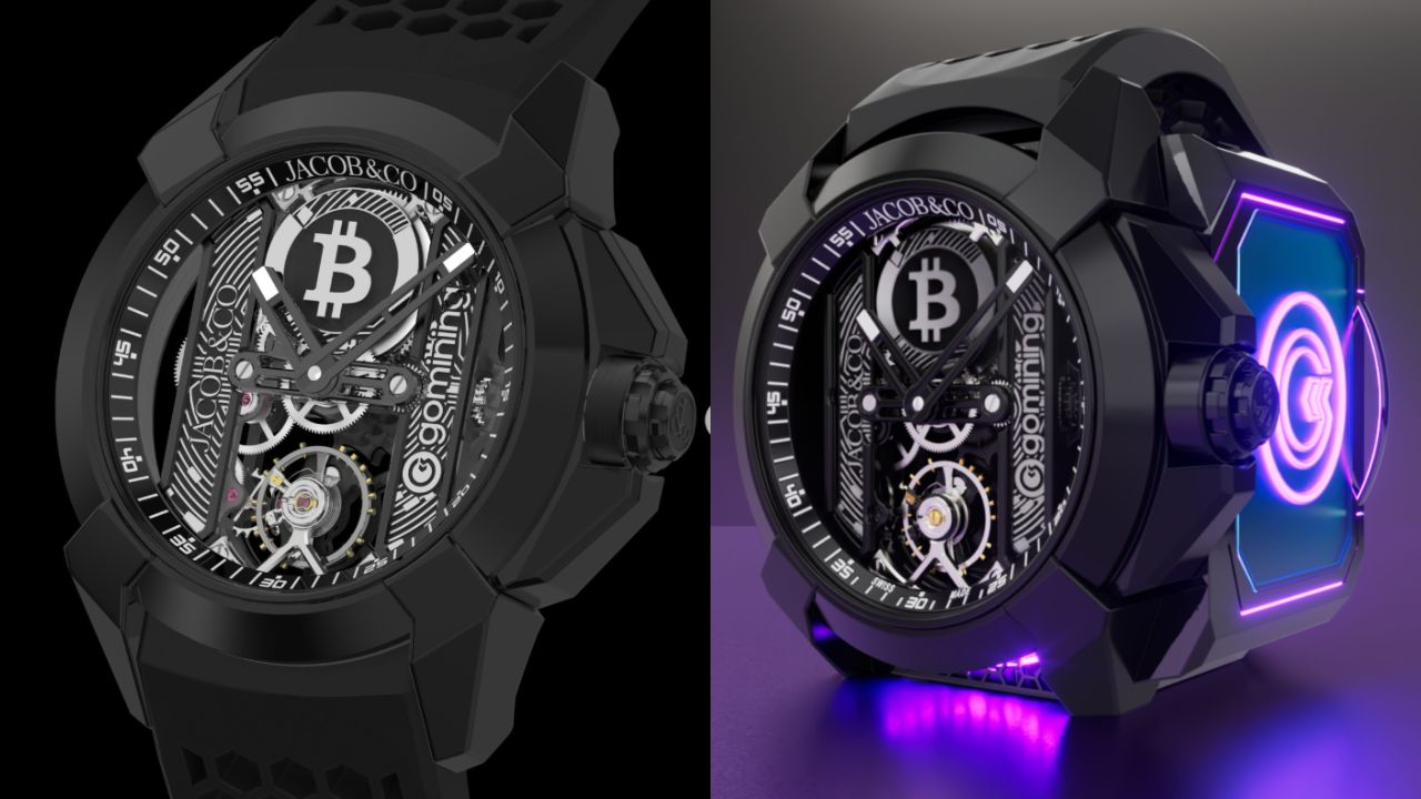 Jacob & Co. lança relógio de luxo com capacidade real de mineração de Bitcoin