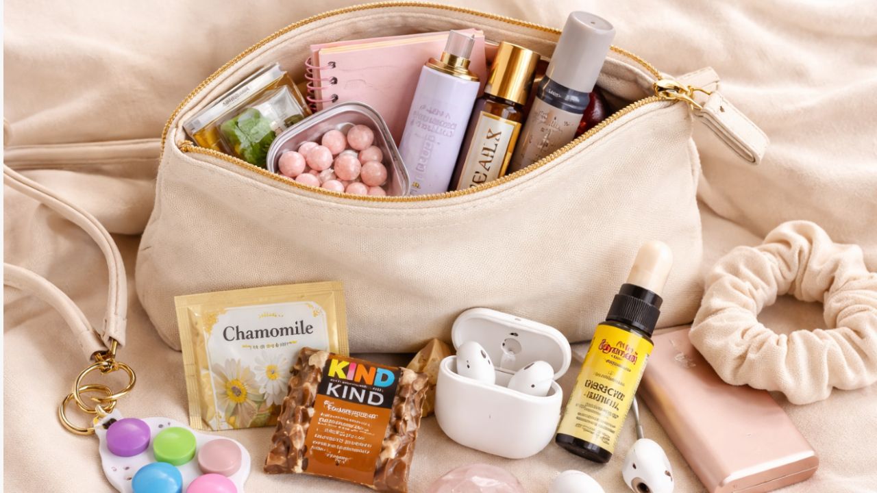 “Bolsa da ansiedade” viraliza no TikTok — o que colocar dentro para se acalmar em minutos