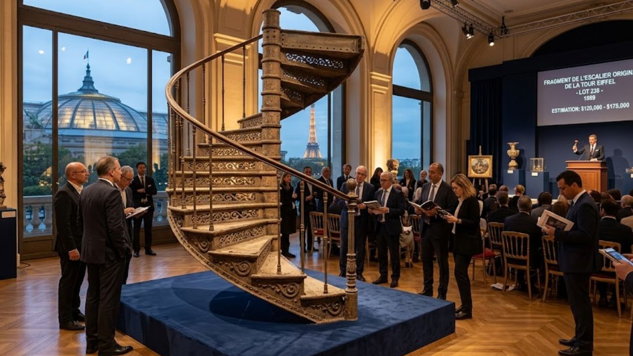 En original del av Eiffeltornet går på auktion och kan nå ett överraskande värde