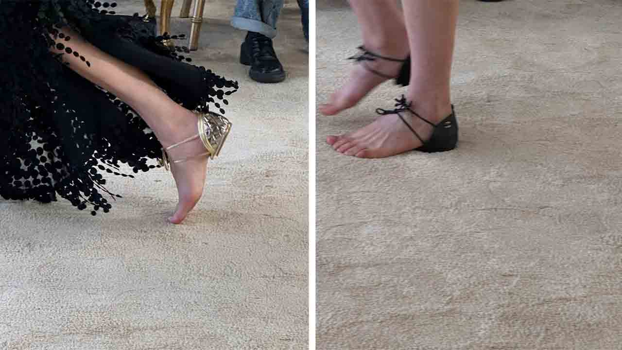 Chanel lança sandália sem sola que pode ultrapassar R$ 10 mil — e divide opiniões. Reprodução/Instagram @tubavalon
