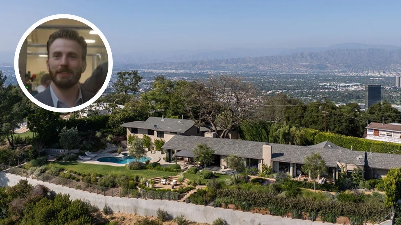 Casa onde Chris Evans viveu durante auge da Marvel volta ao mercado com desconto milionário