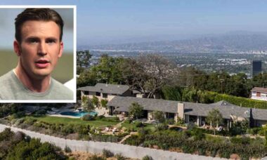 Casa onde Chris Evans viveu durante auge da Marvel volta ao mercado com desconto milionário. Foto : Lawrence Fitz-Simon/Instagram