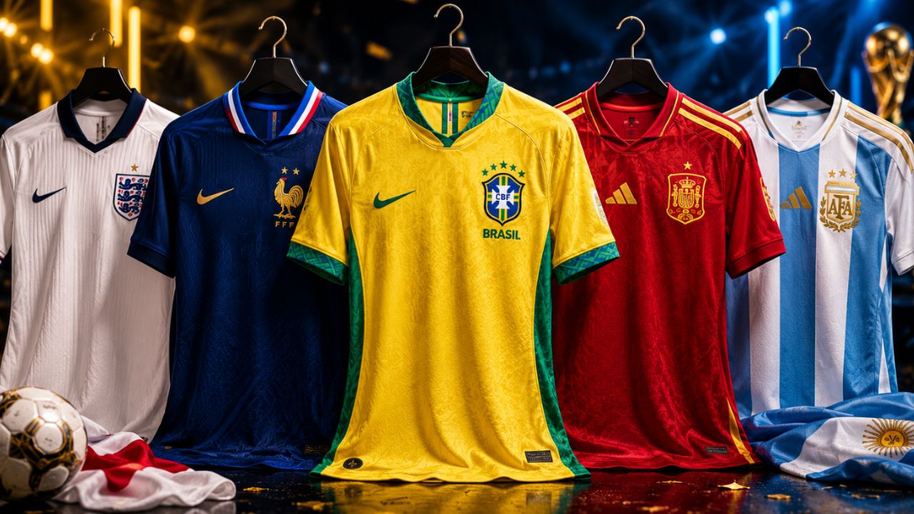 Quais são as camisas de seleções mais caras da Copa do Mundo 2026