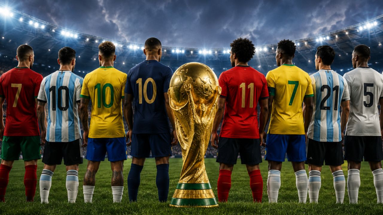 Quem são os jogadores mais seguidos da Copa do Mundo?
