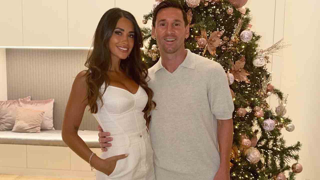 Lionel Messi et son épouse Antonela Roccuzzo. Photo : Instagram @antonelaroccuzzo / @leomessi