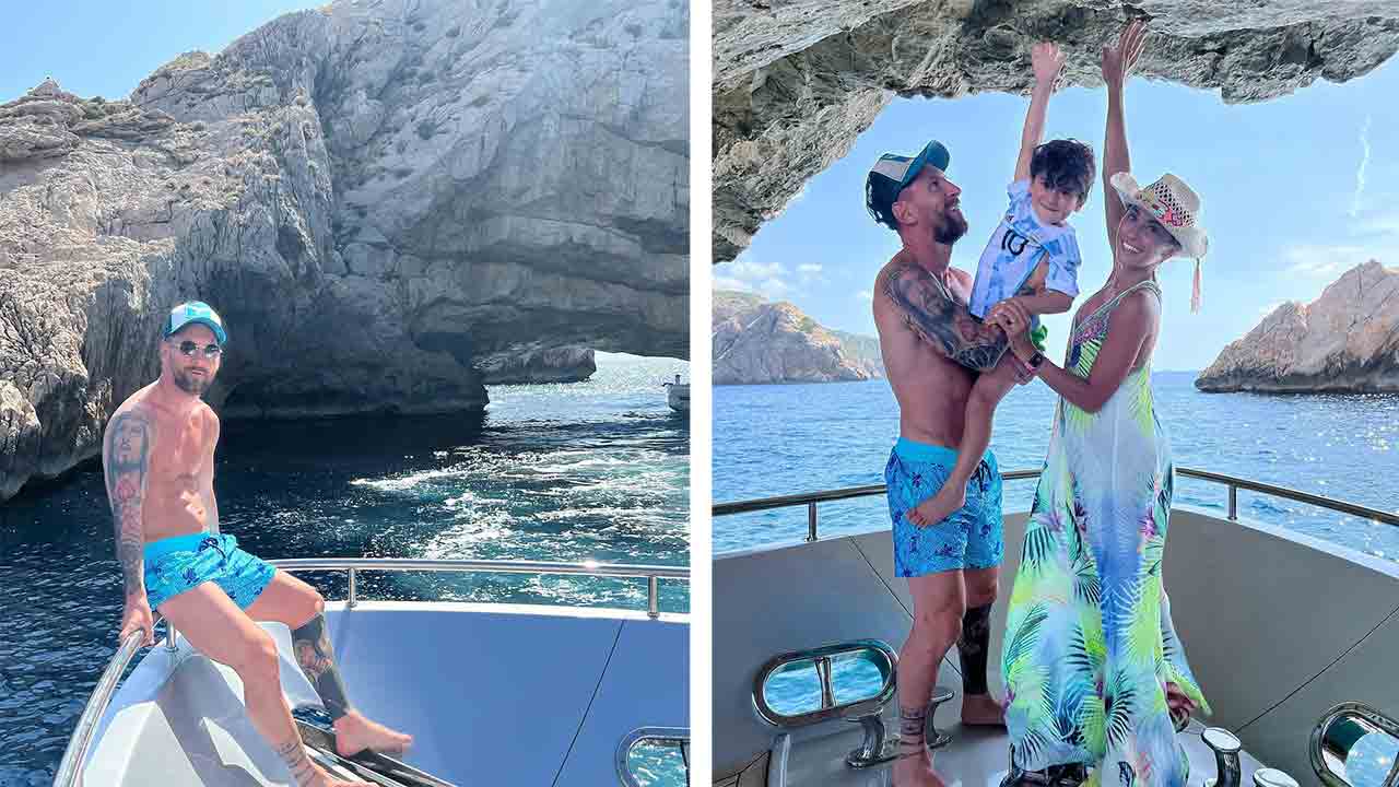 Lionel Messi et son épouse Antonela Roccuzzo. Photo : Instagram @antonelaroccuzzo / @leomessi