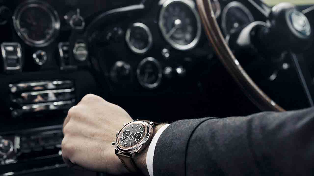 Top Time B01 Chronograph 41 Tribute to Aston Martin DB5. Photo : Aston Martin