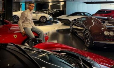 Garagem de Cristiano Ronaldo impressiona com coleção de carros avaliada em US$ 40 milhões