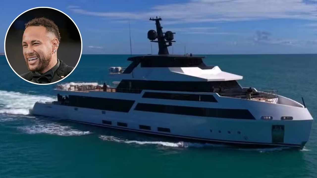 Por dentro do iate de R$ 120 milhões de Neymar
