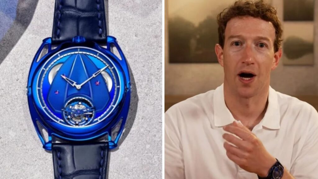 Relógio azul de US$ 225 mil de Mark Zuckerberg tem detalhe curioso