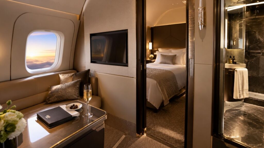O que existe na primeira classe mais luxuosa do mundo — e quanto custa viajar nela