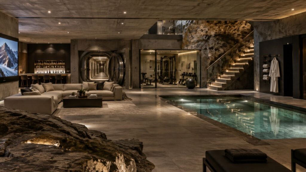 Piscina, cinema e segurança máxima: os detalhes dos bunkers de luxo dos milionários