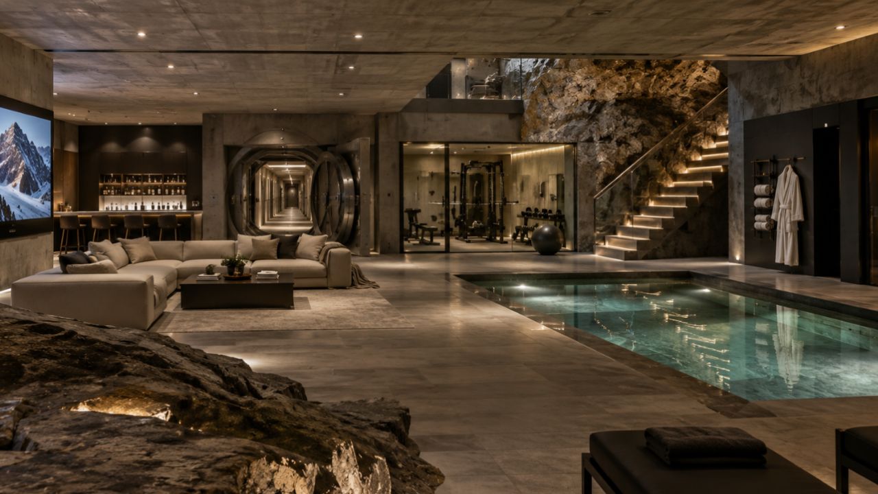 Piscina, cinema e segurança máxima: os detalhes dos bunkers de luxo dos milionários