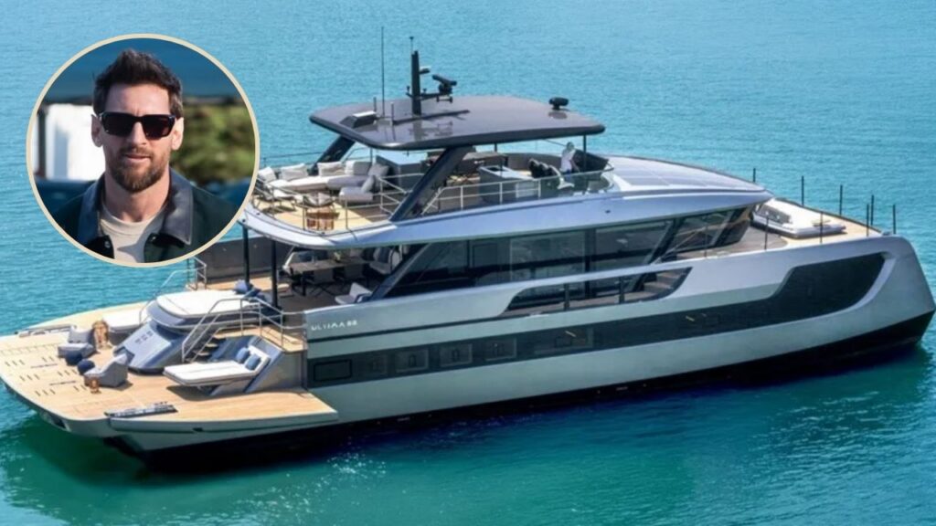 Lionel Messi encomenda iate de luxo de 27 metros com garagem para jet ski e suíte gigante