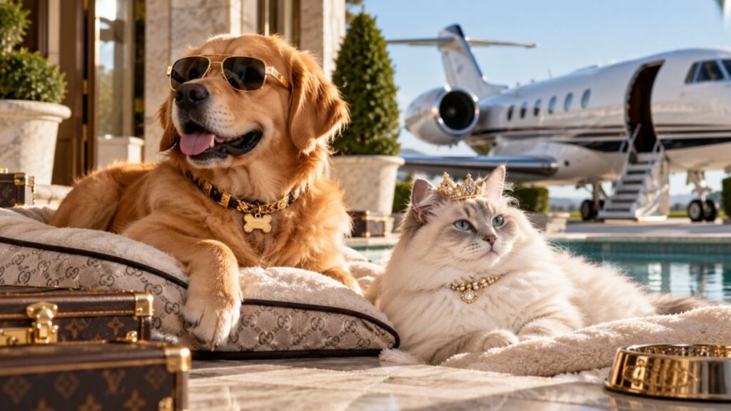 O mercado de luxo dos animais: cães e gatos podem herdar fortunas milionárias?