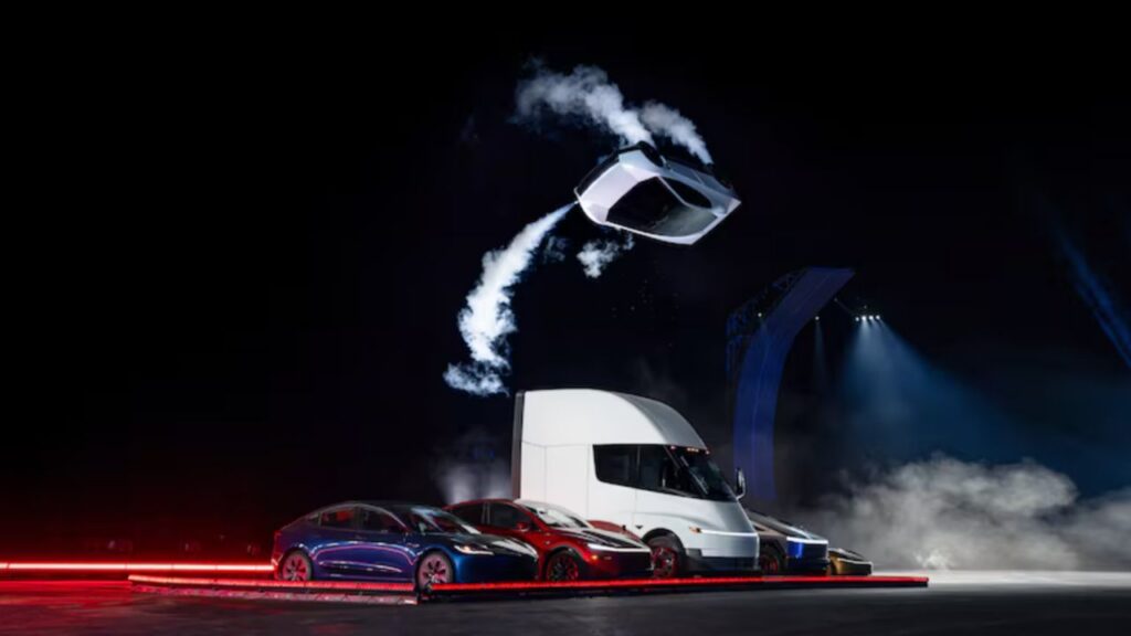 Carro voador da Tesla? A promessa de Elon Musk que parece ficção científica